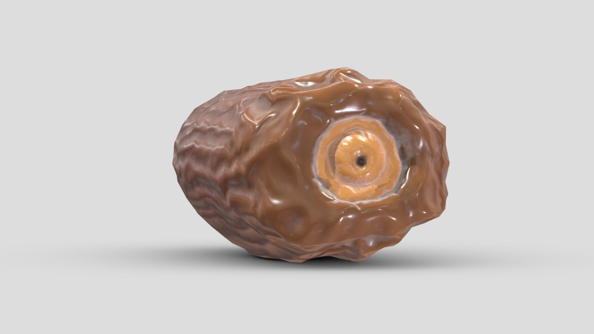 Dates Low Poly 3D model_4