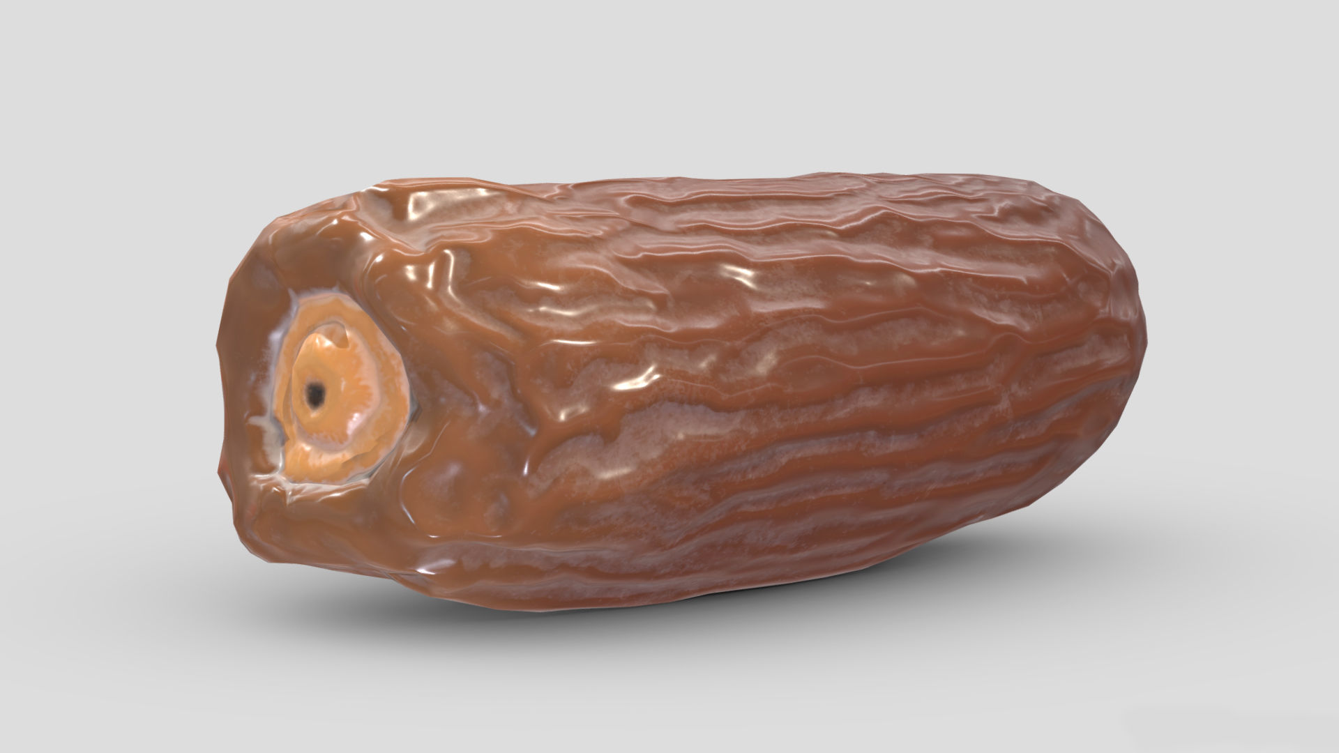 Dates Low Poly 3D model_1