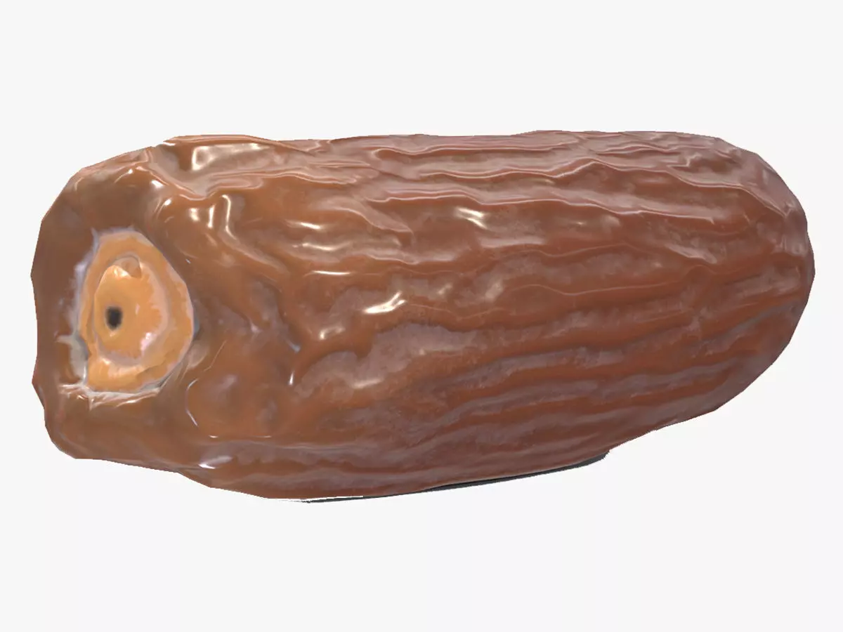 Dates Low Poly 3D model_0