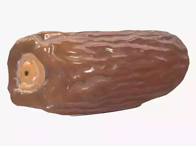 Dates Low Poly 3D model