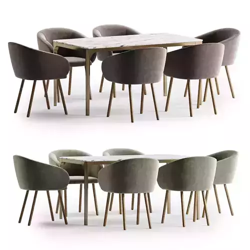 nasu armchair canto dining table