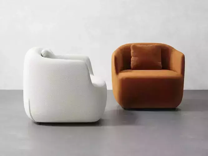 Como Side Chair 3D model