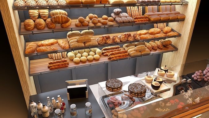 Bakery  3D model 2