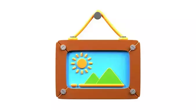 Photo Frame 3D model