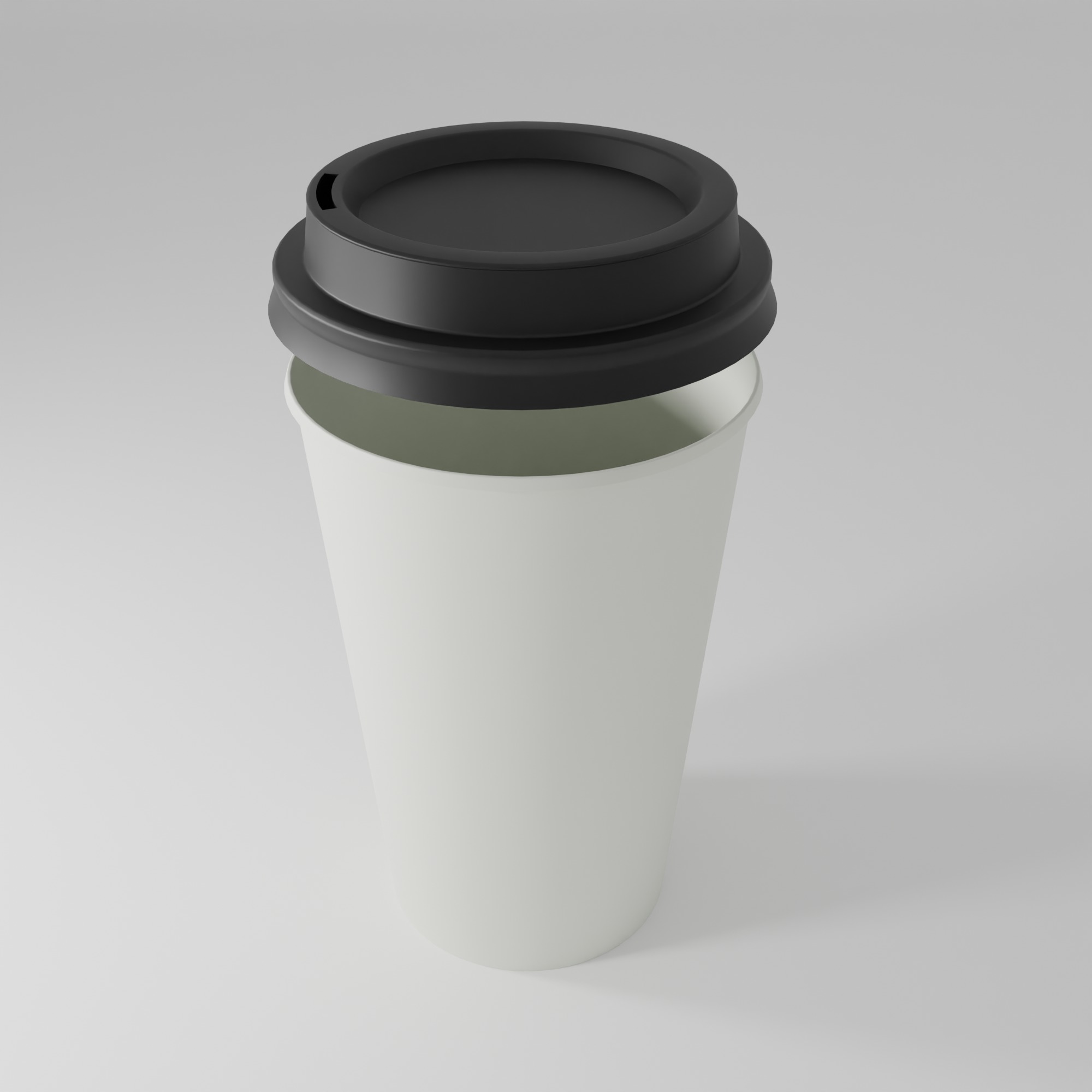 Coffee cup 3d model for mockup 3D model_3