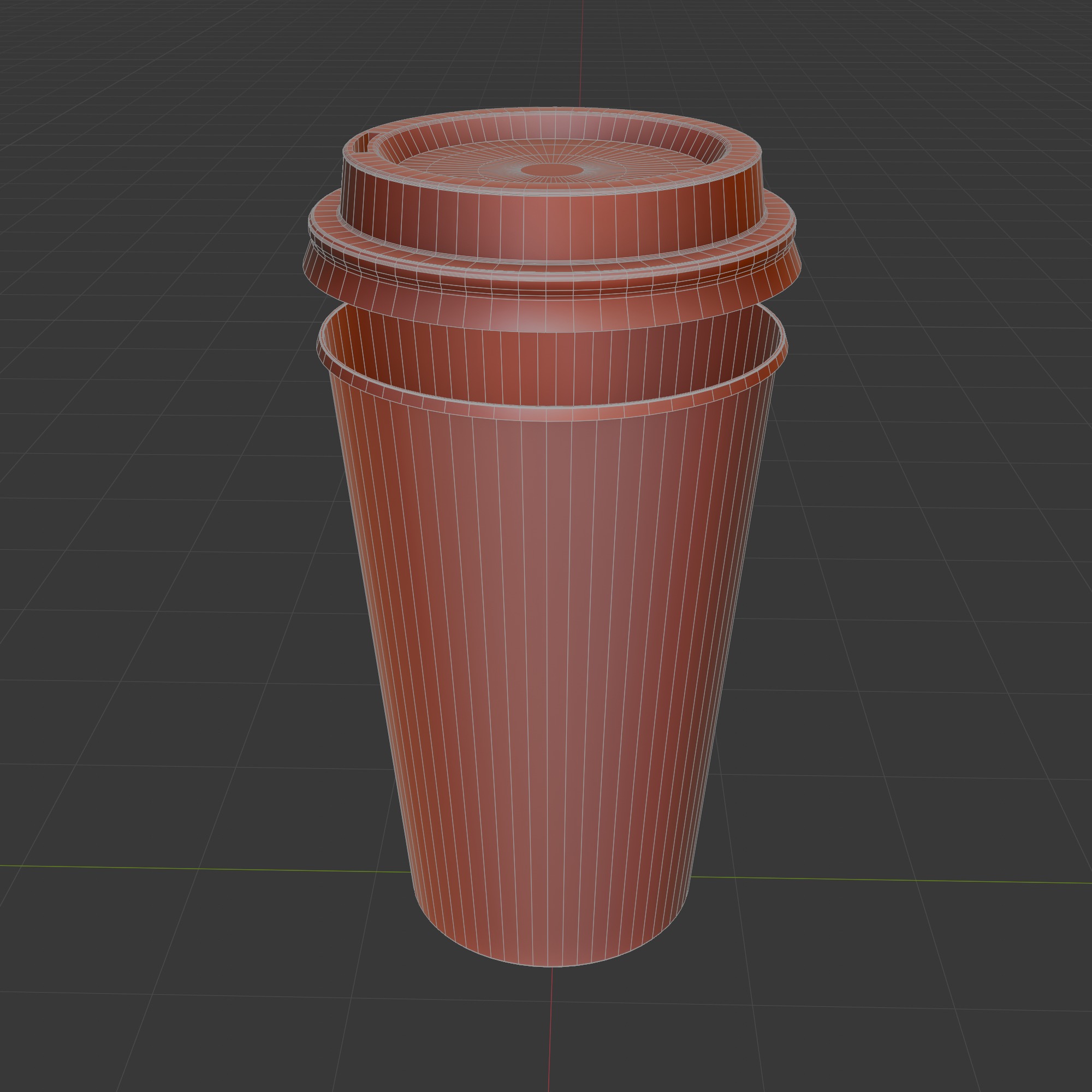 Coffee cup 3d model for mockup 3D model_6