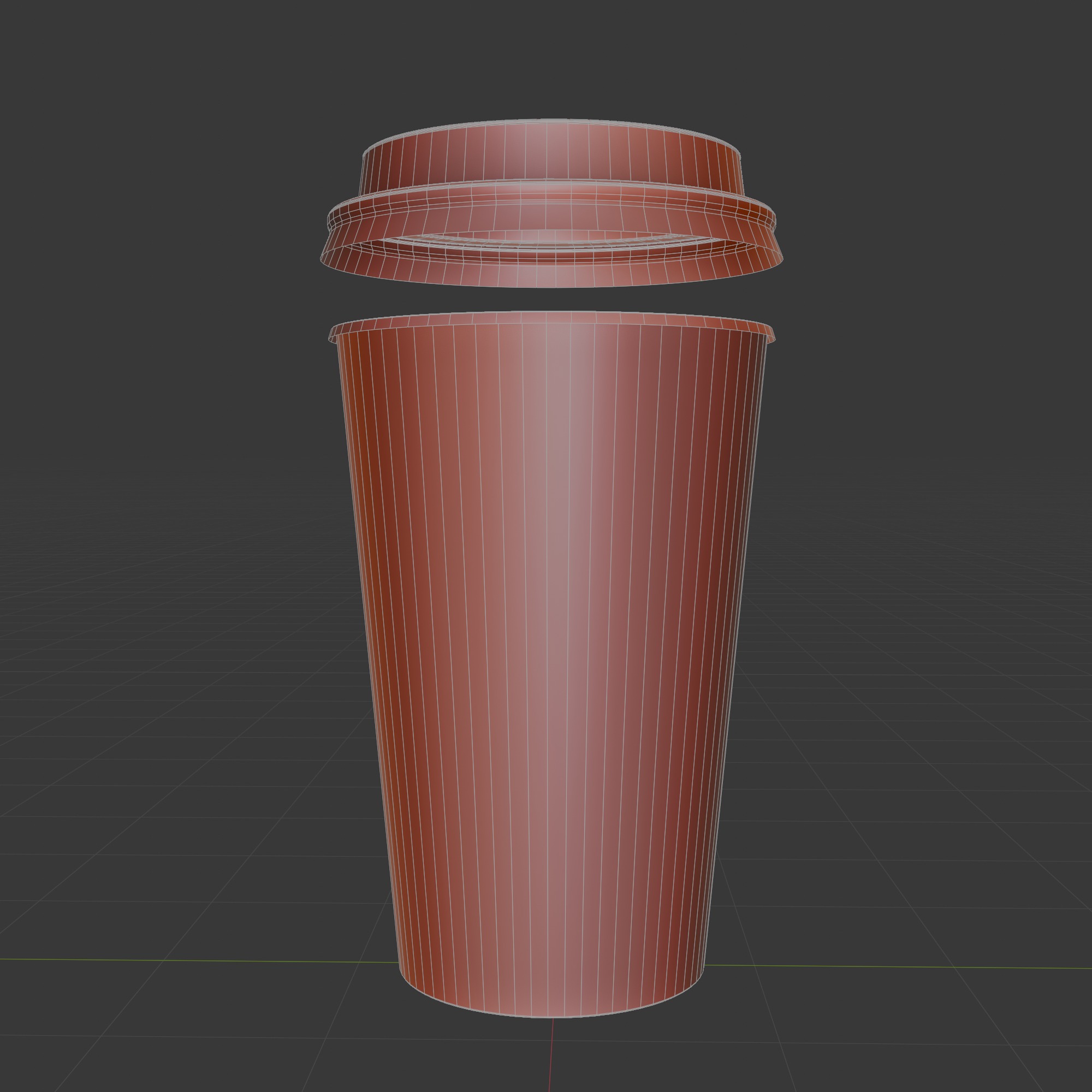 Coffee cup 3d model for mockup 3D model_5
