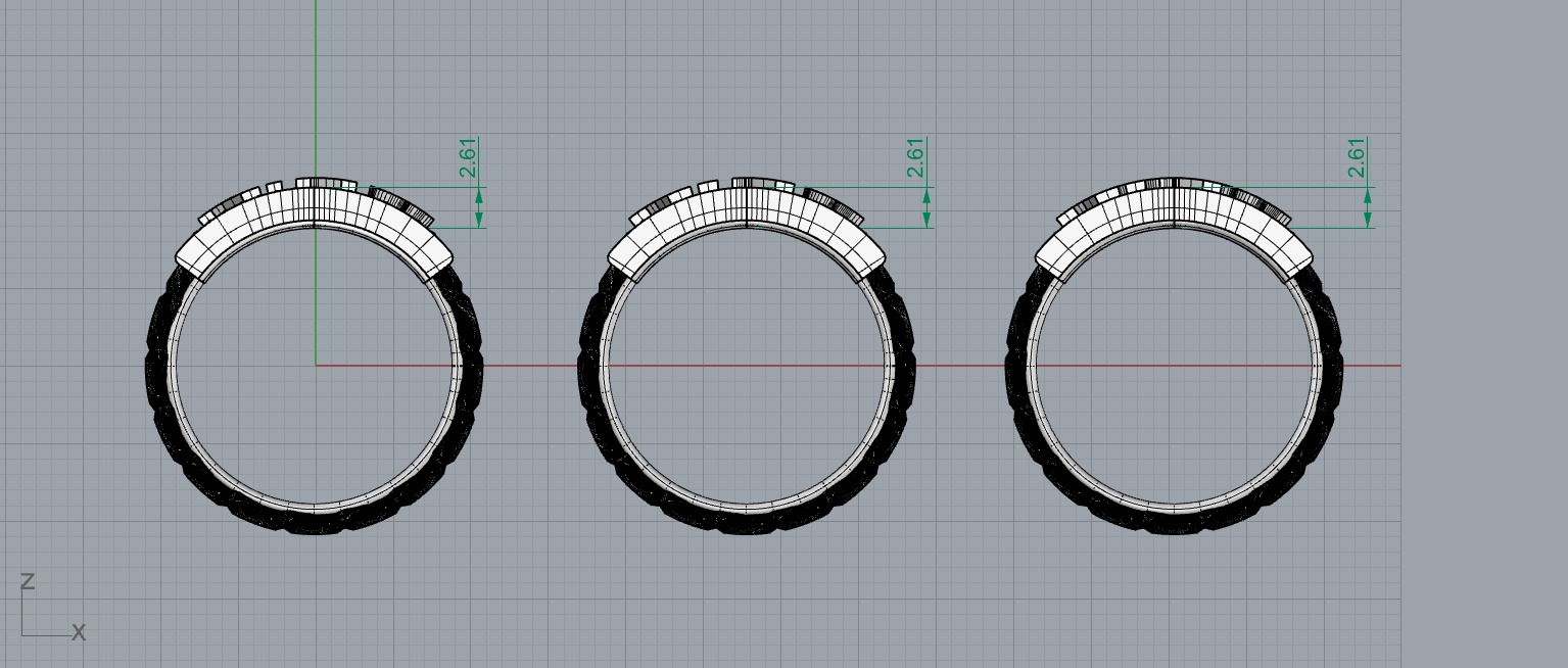 0252 Dollar King Cuban Ring 3D print model_6