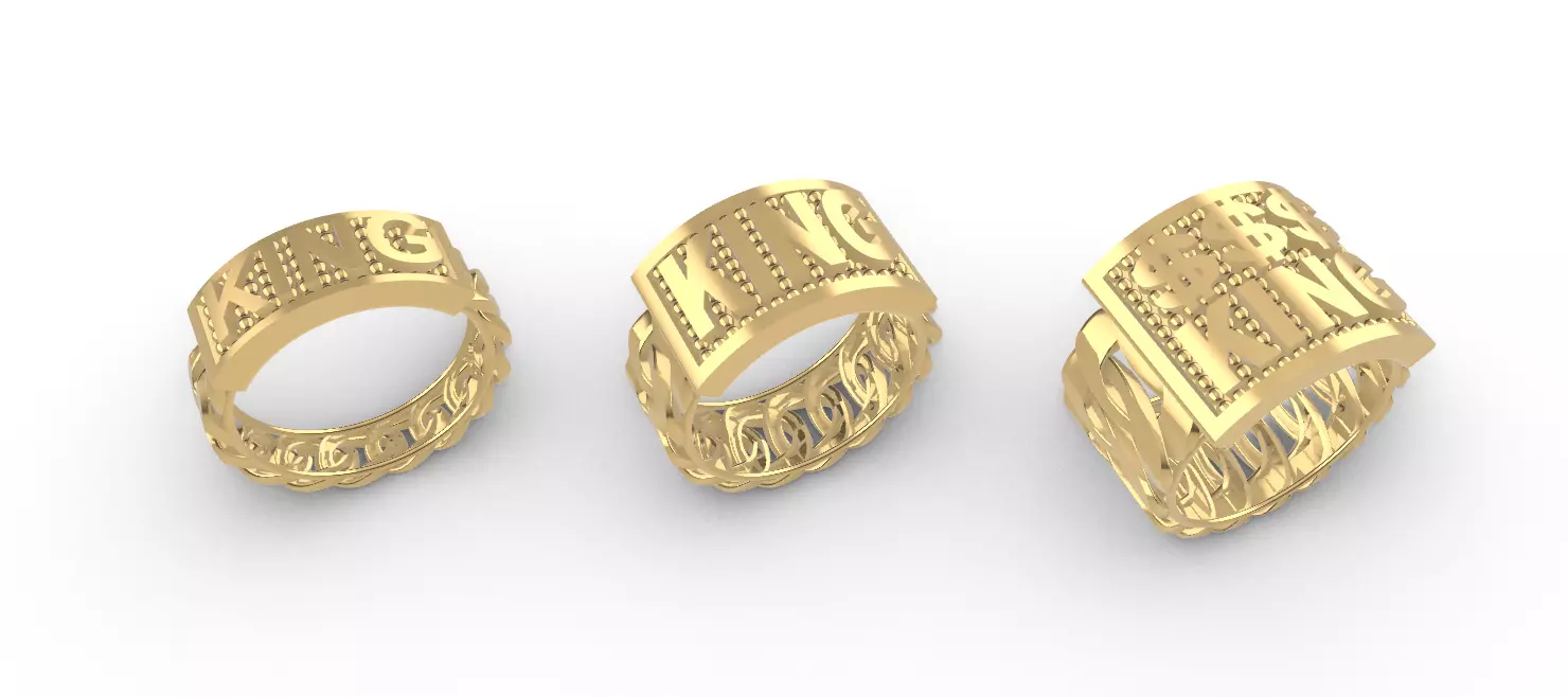 0252 Dollar King Cuban Ring 3D print model_0