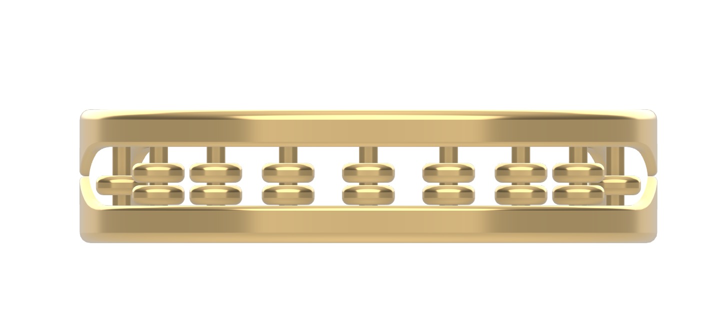 0258 Bvlgari Shape Abacus Ring 3D print model_2