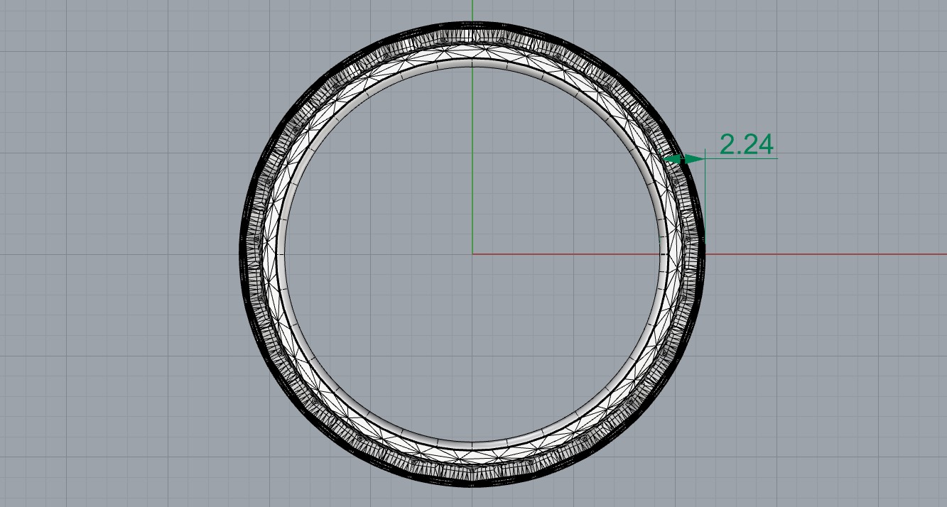 0260 Double Coin Ring 3D print model_3