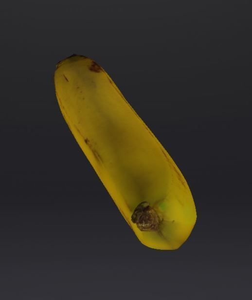 banane Low-poly 3D model_7