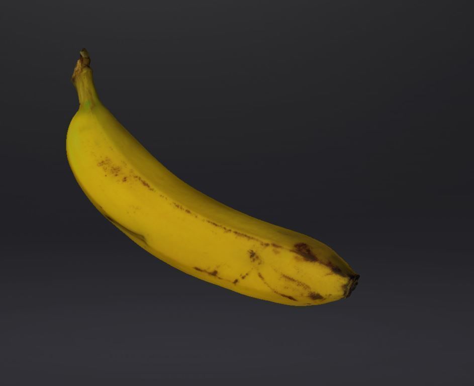 banane Low-poly 3D model_5