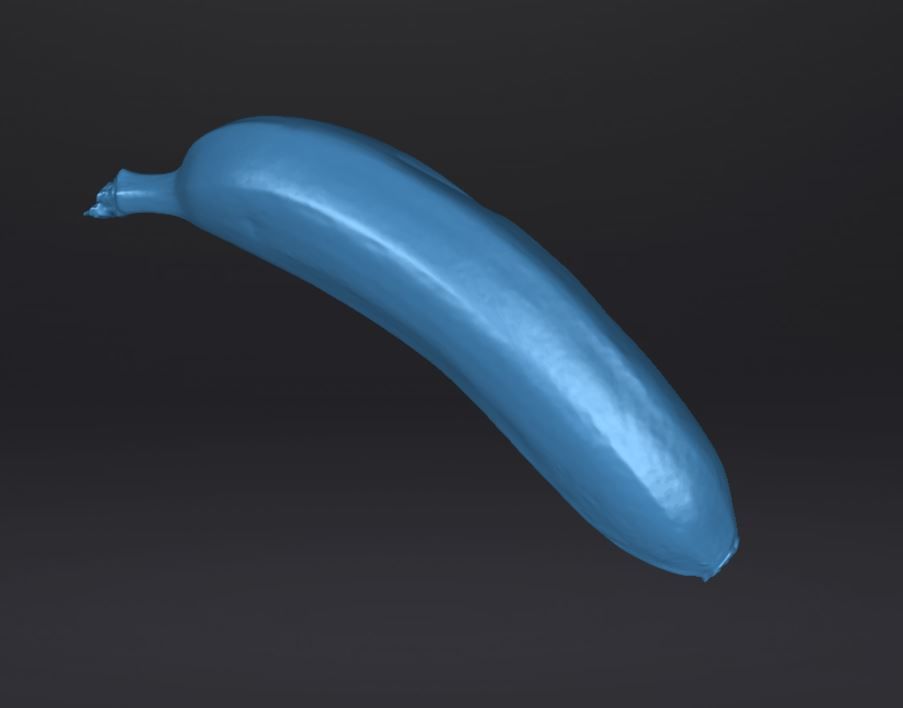 banane Low-poly 3D model_3