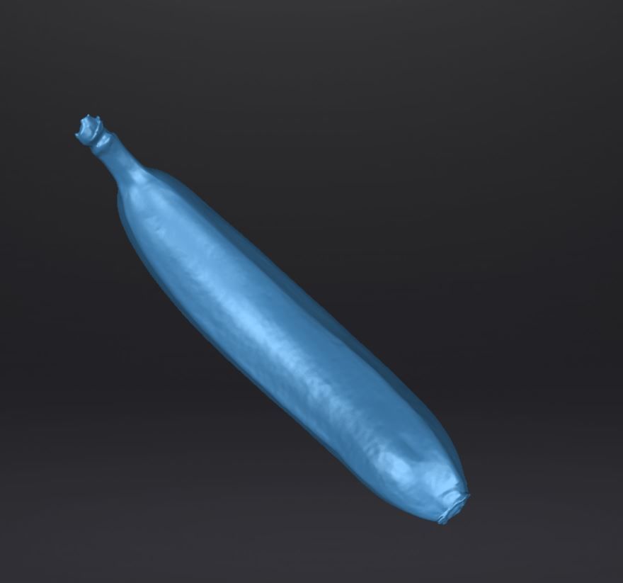 banane Low-poly 3D model_2