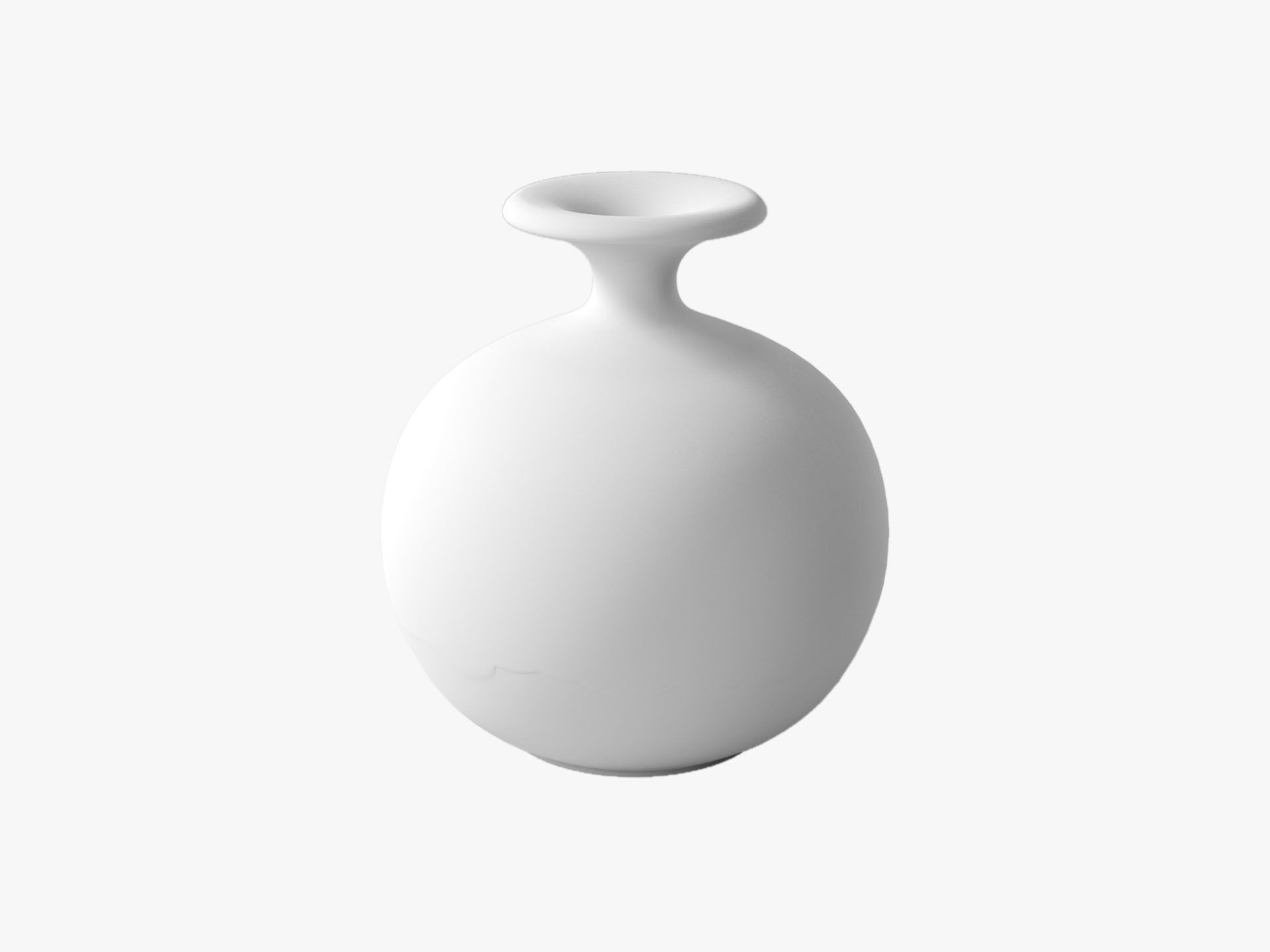 Orange Pop Art Vase Set 3D model_72