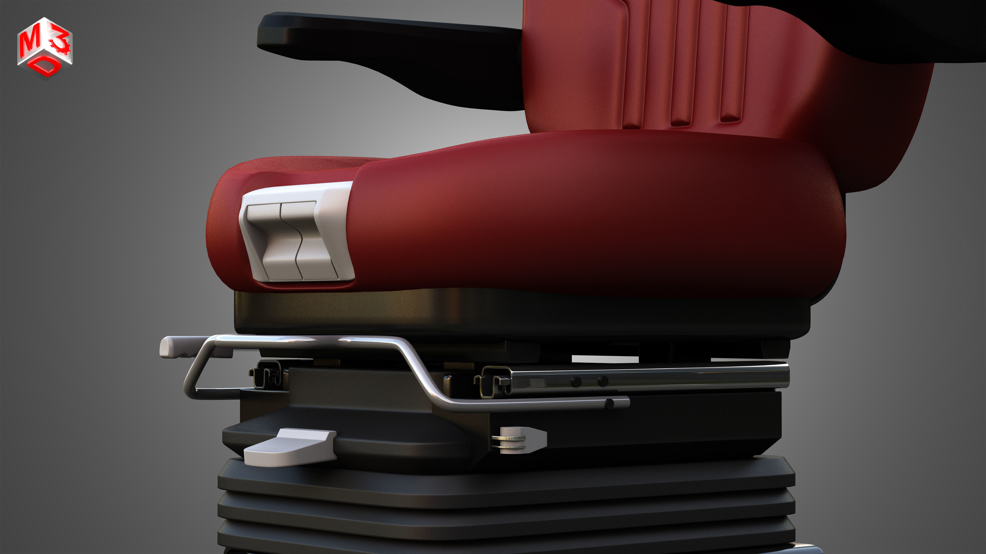 Vehicle Seat A2 3D model_18