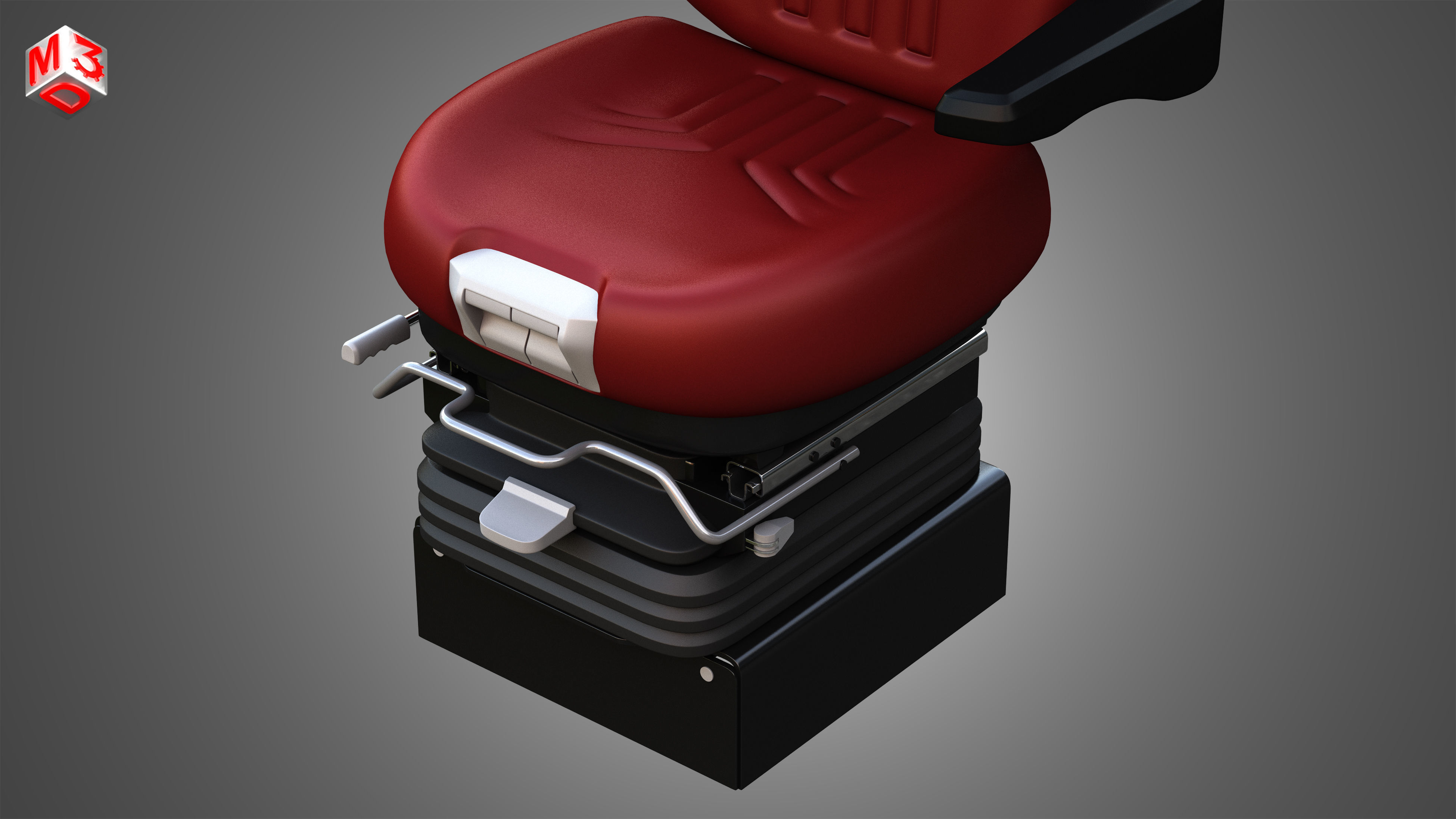 Vehicle Seat A2 3D model_10