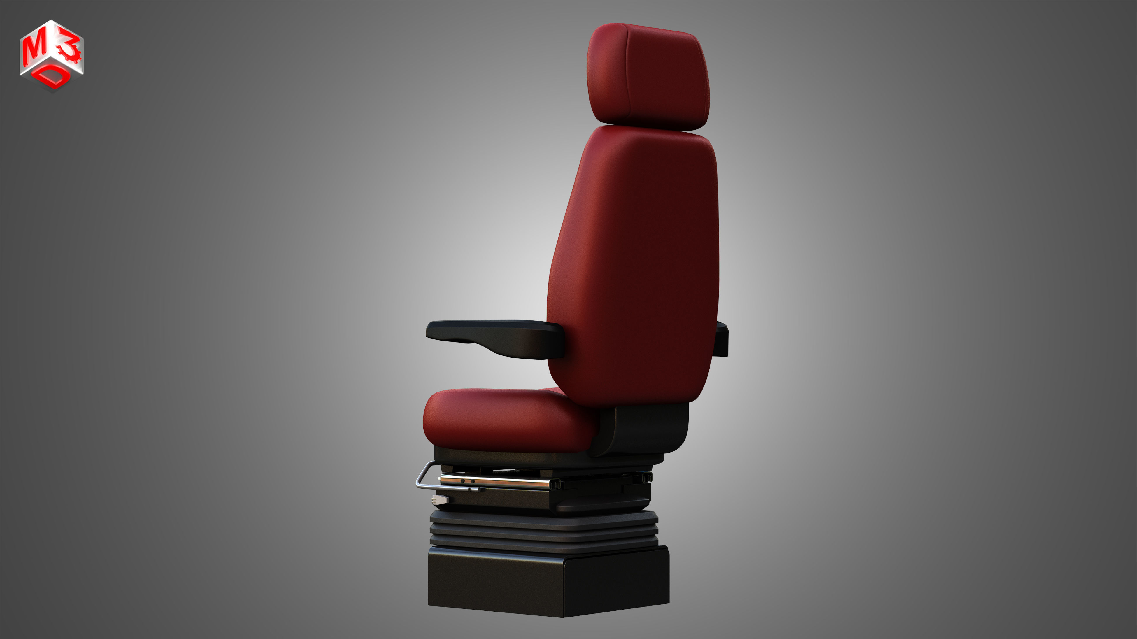 Vehicle Seat A2 3D model_3
