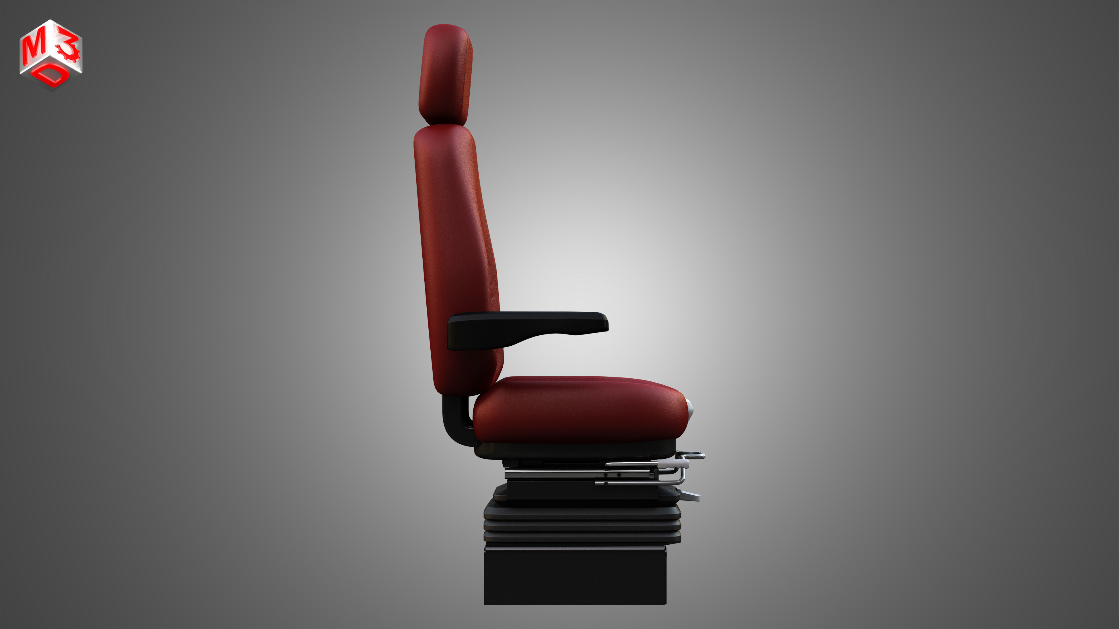 Vehicle Seat A2 3D model_6