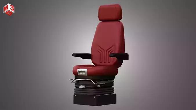 Vehicle Seat A2 3D model Vehicle Seat A2 3D model