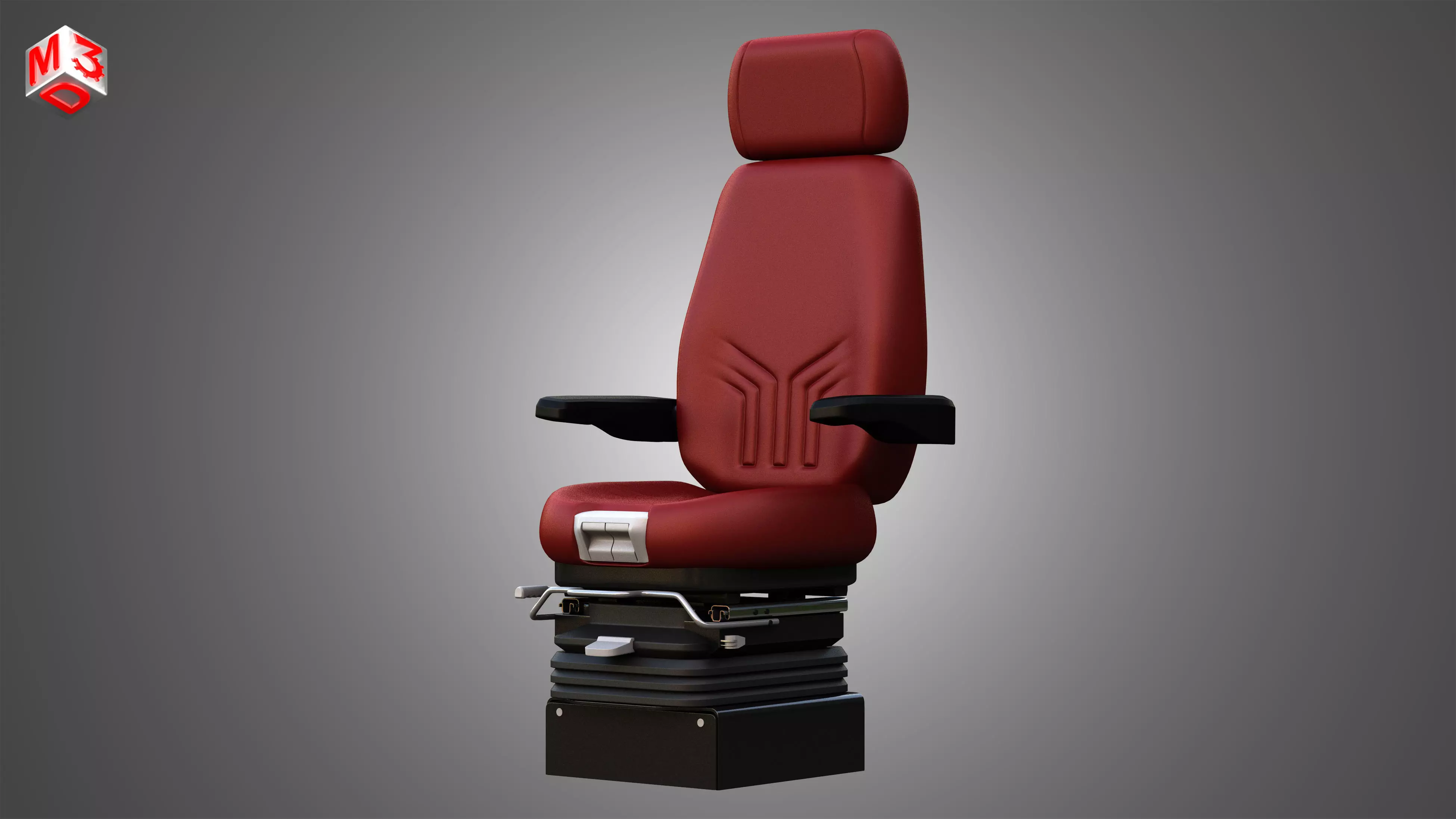 Vehicle Seat A2 3D model_0