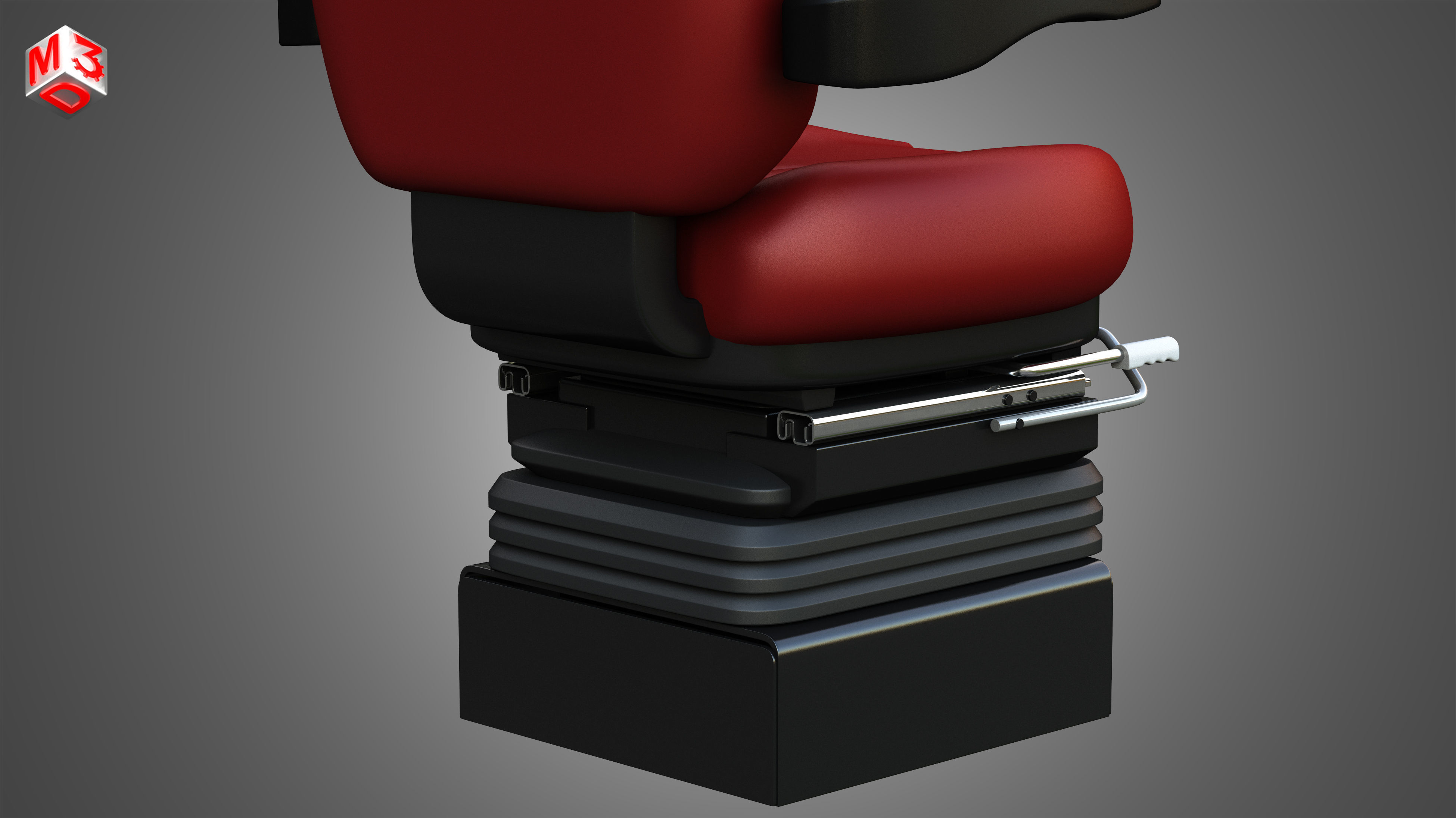 Vehicle Seat A2 3D model_16