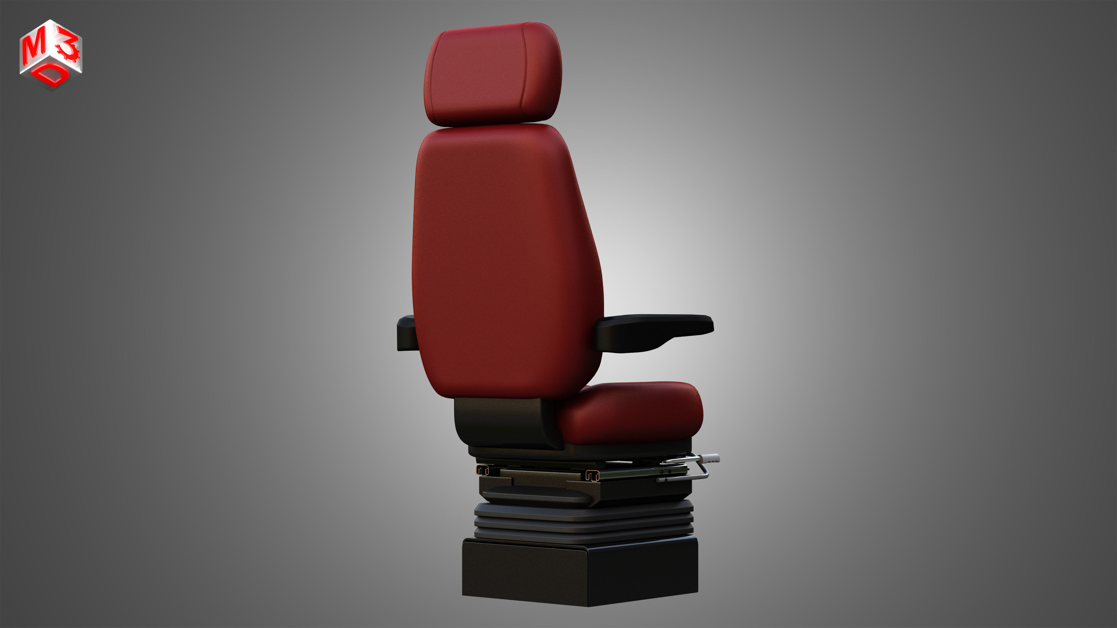 Vehicle Seat A2 3D model_1