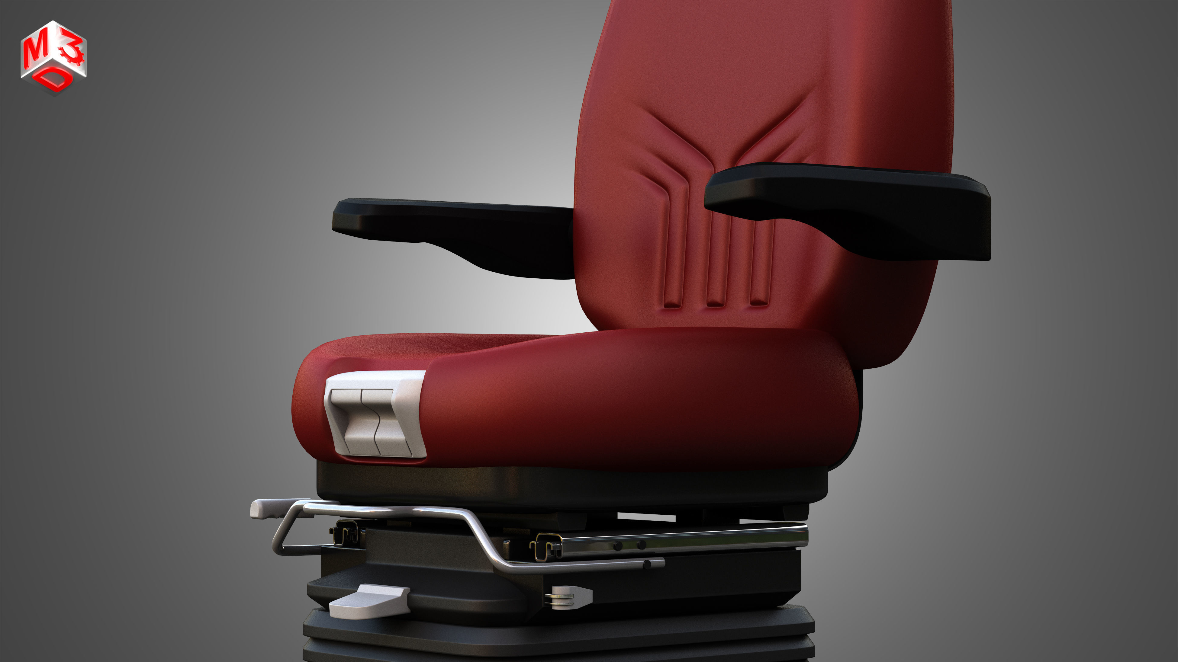 Vehicle Seat A2 3D model_17