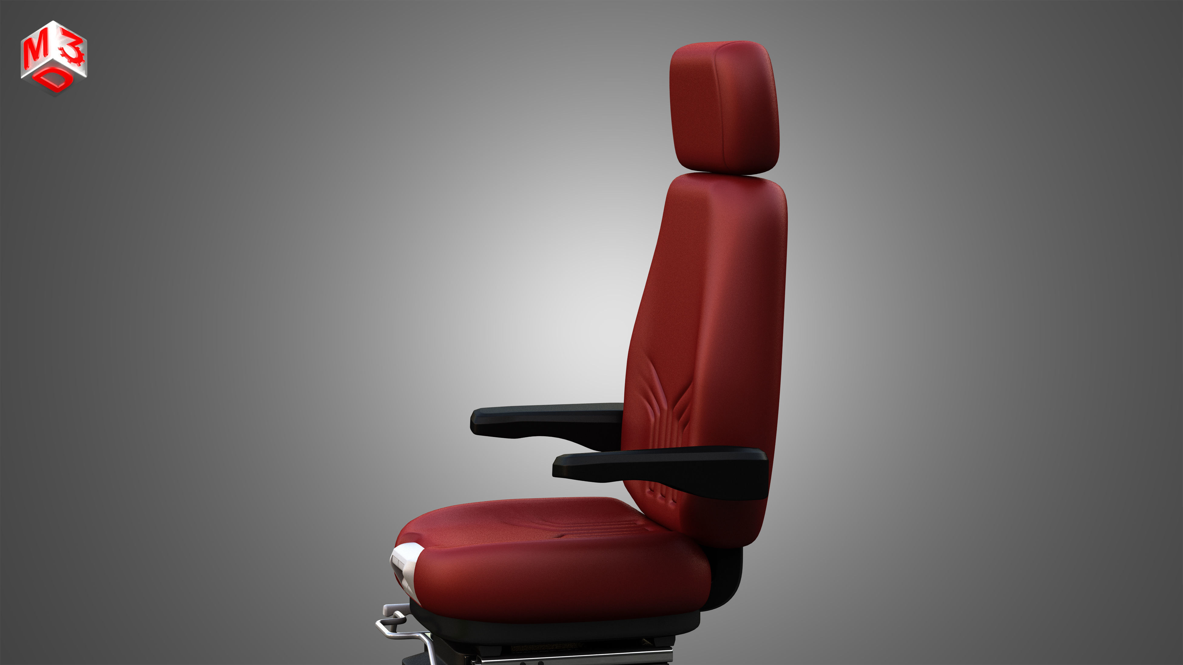 Vehicle Seat A2 3D model_12