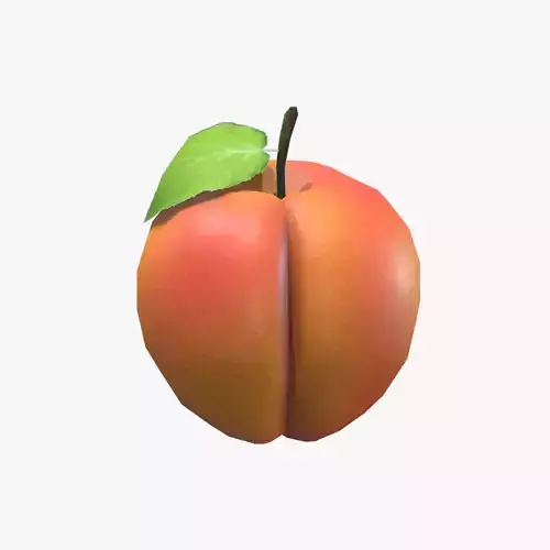 Medieval Apricots Low-poly 3D model