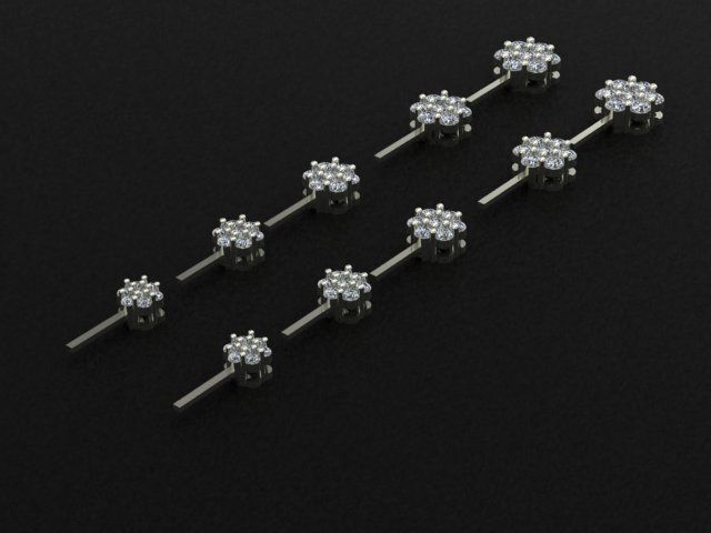 flower setting  3D print model_8