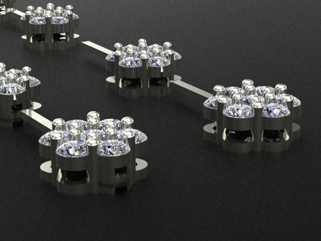 flower setting  3D print model_9