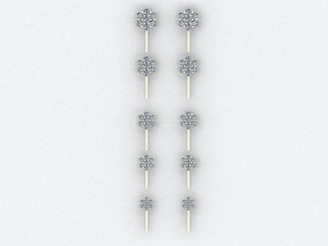 flower setting  3D print model_7