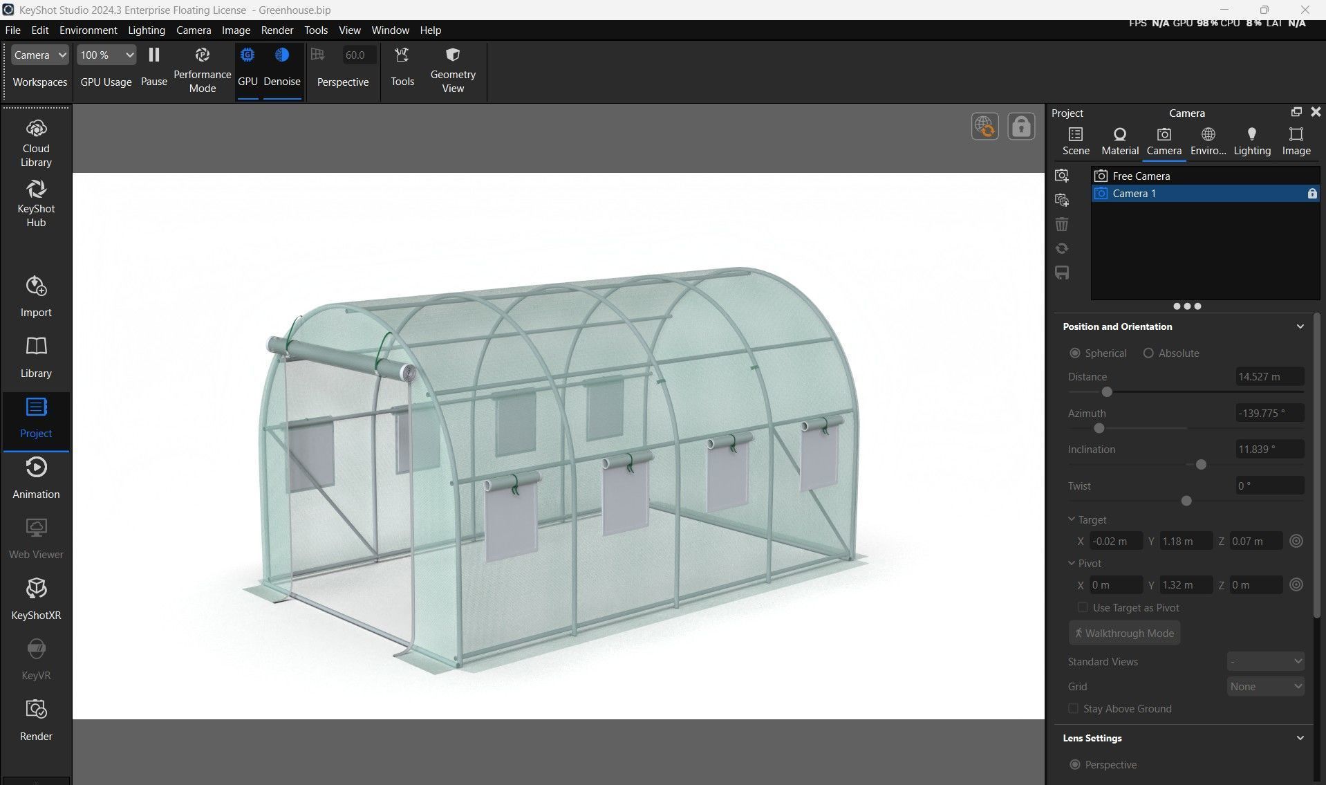 Greenhouse 3D model_15