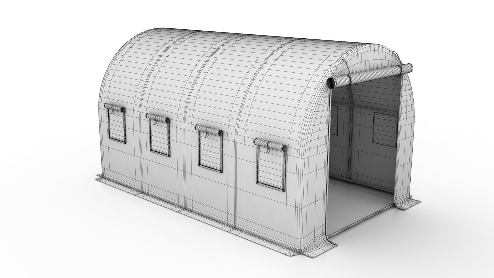 Greenhouse 3D model_7