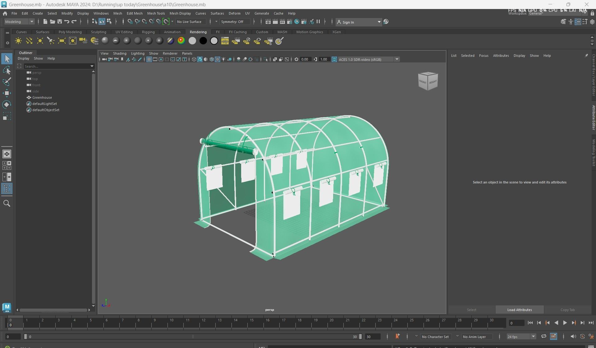 Greenhouse 3D model_17