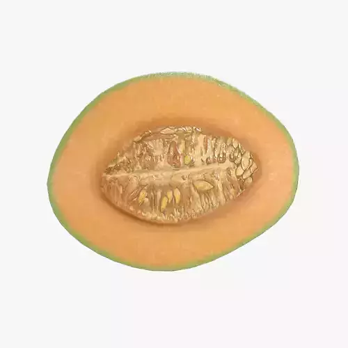 Medieval Cantaloupe Low-poly 3D model