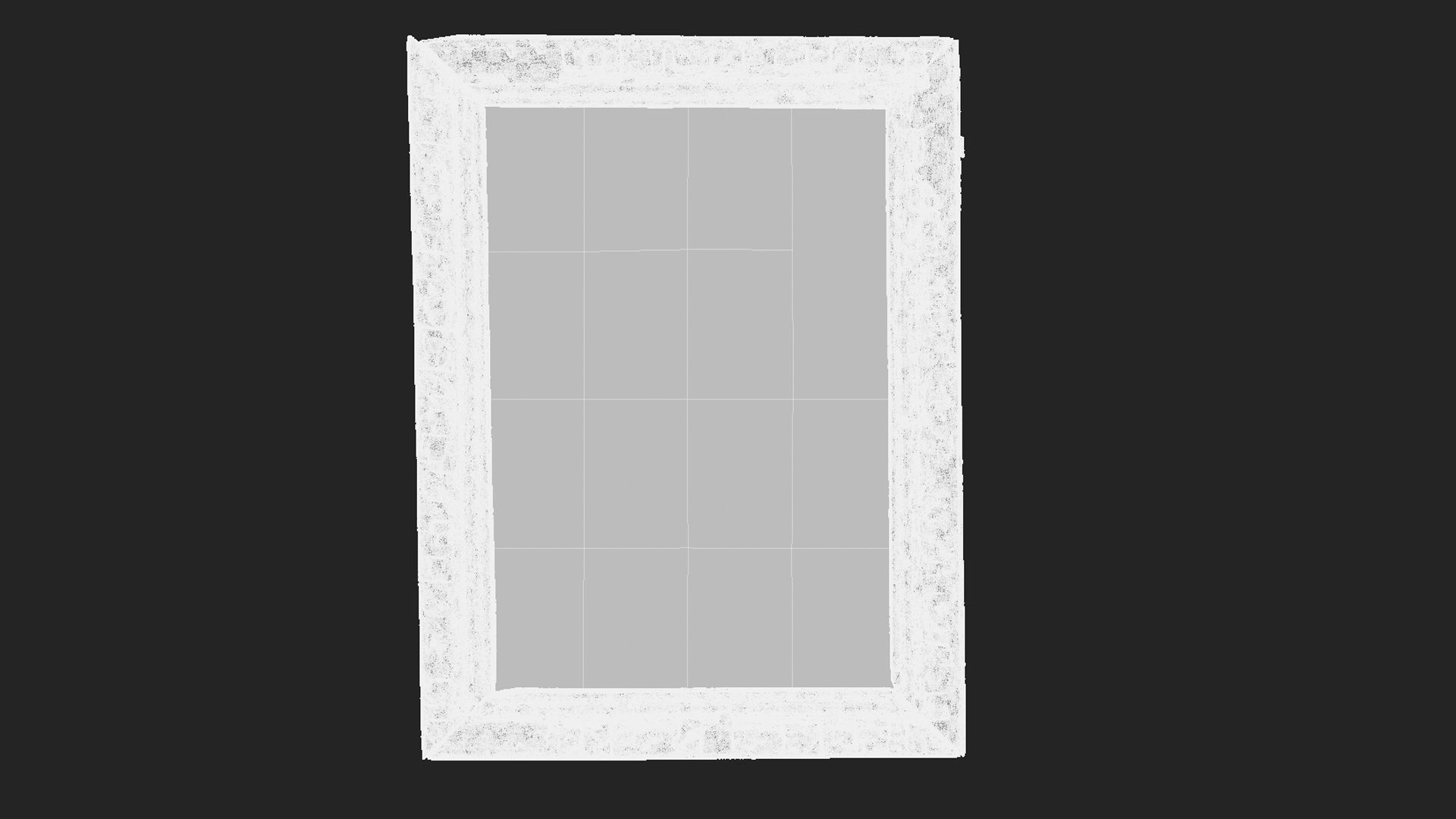 Old Photo Frame Low-poly 3D model_6