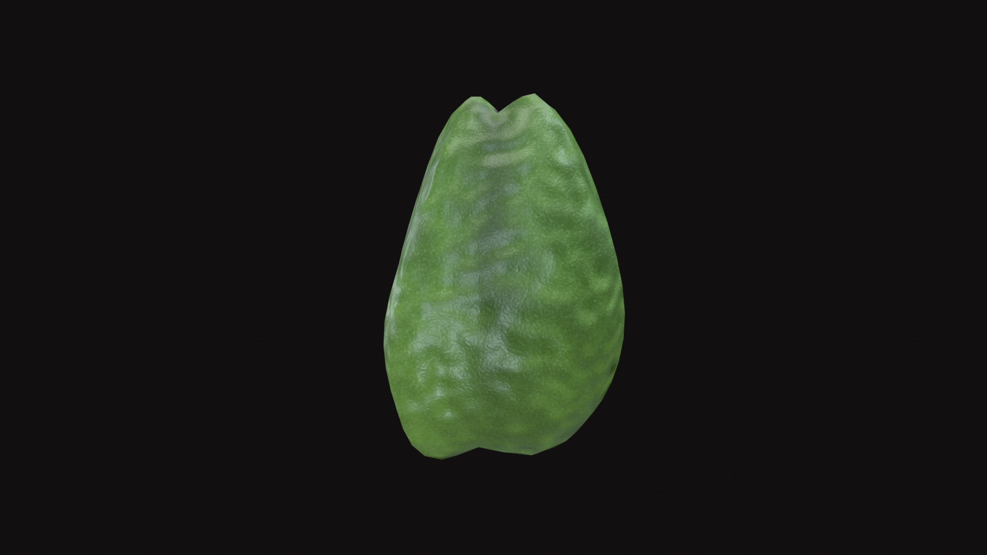 Medieval Chayote Low-poly 3D model_4