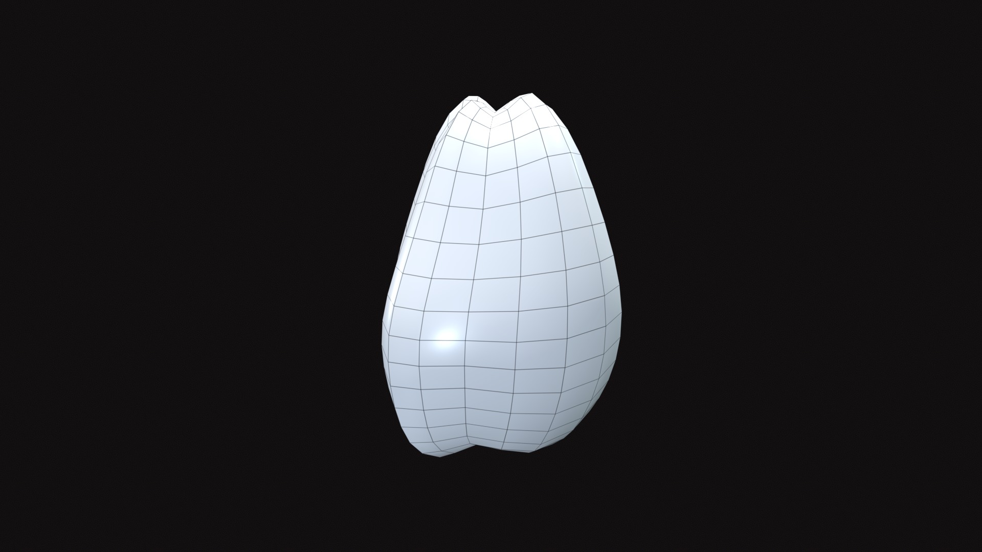 Medieval Chayote Low-poly 3D model_10