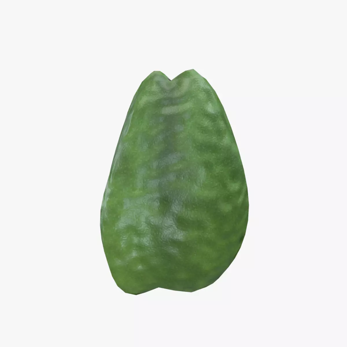 Medieval Chayote Low-poly 3D model_0