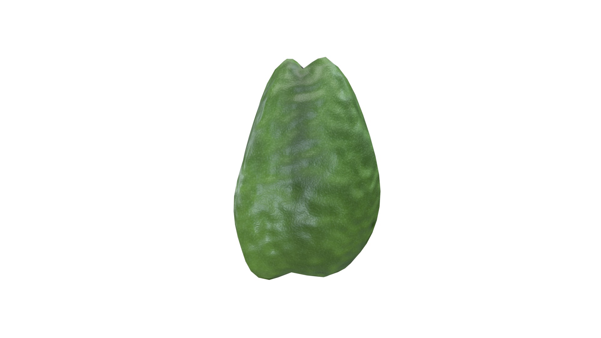 Medieval Chayote Low-poly 3D model_9