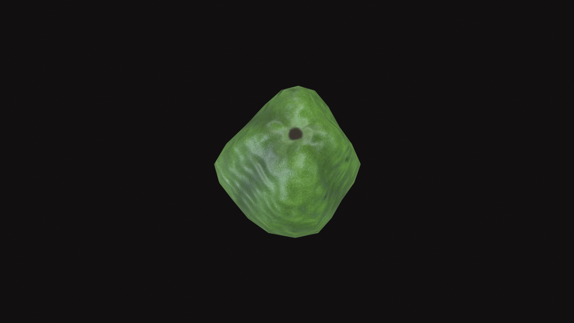 Medieval Chayote Low-poly 3D model_8