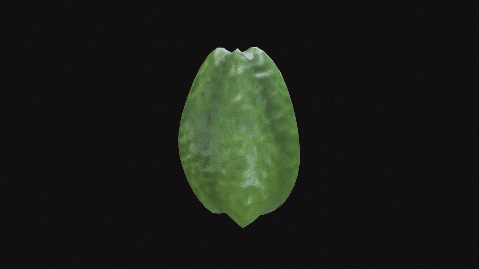 Medieval Chayote Low-poly 3D model_5