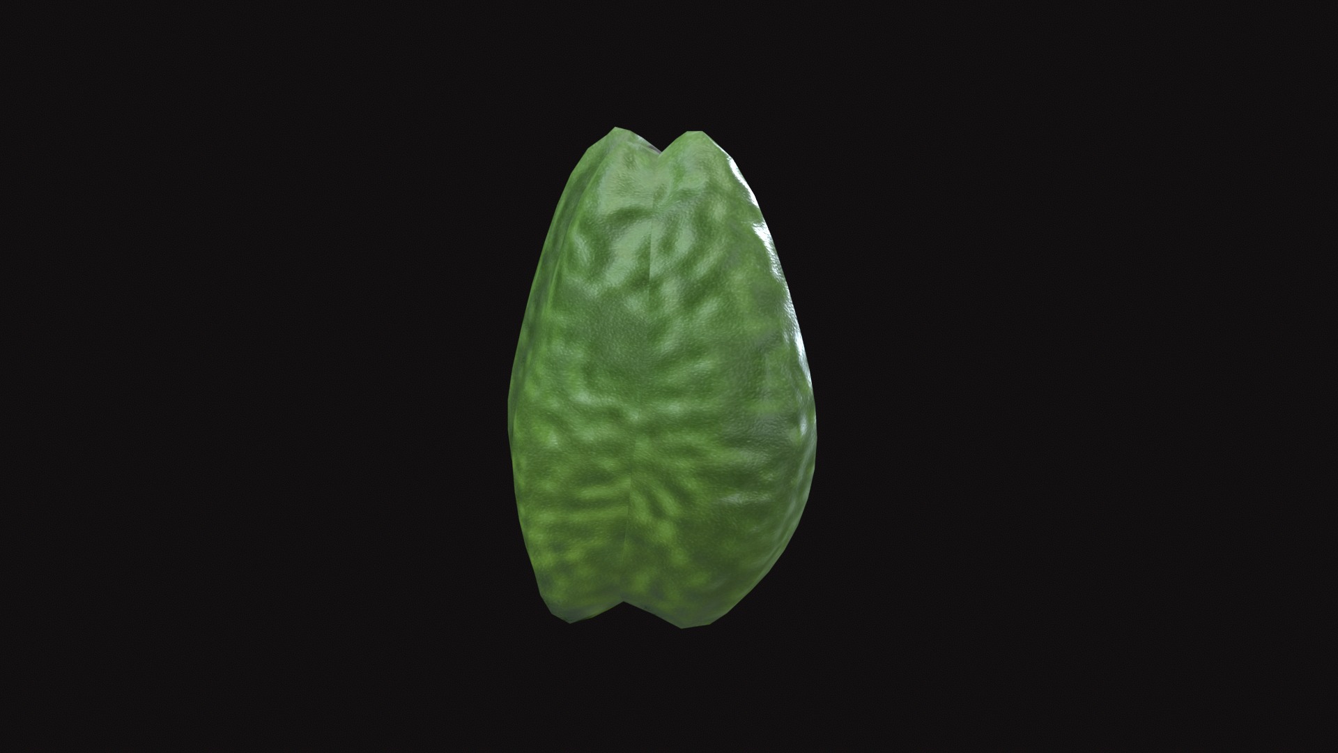 Medieval Chayote Low-poly 3D model_2