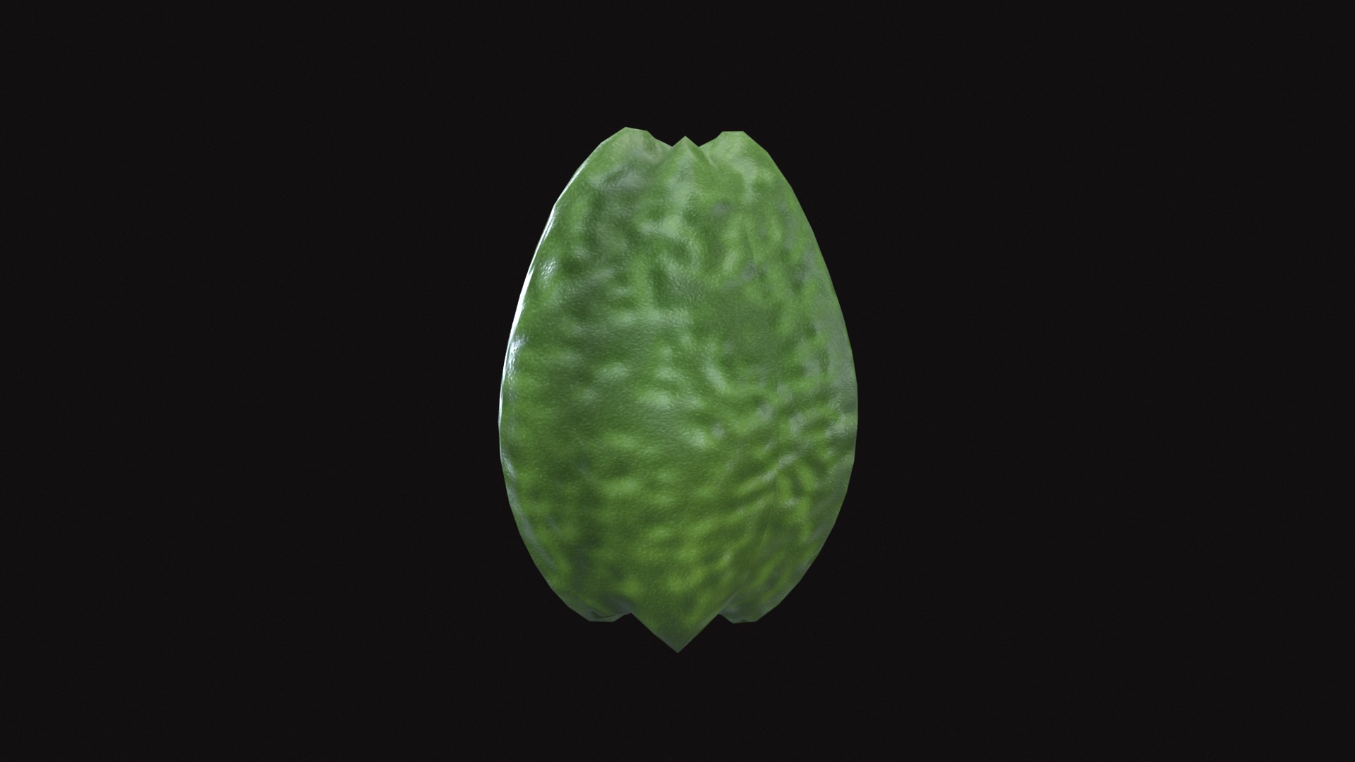 Medieval Chayote Low-poly 3D model_7