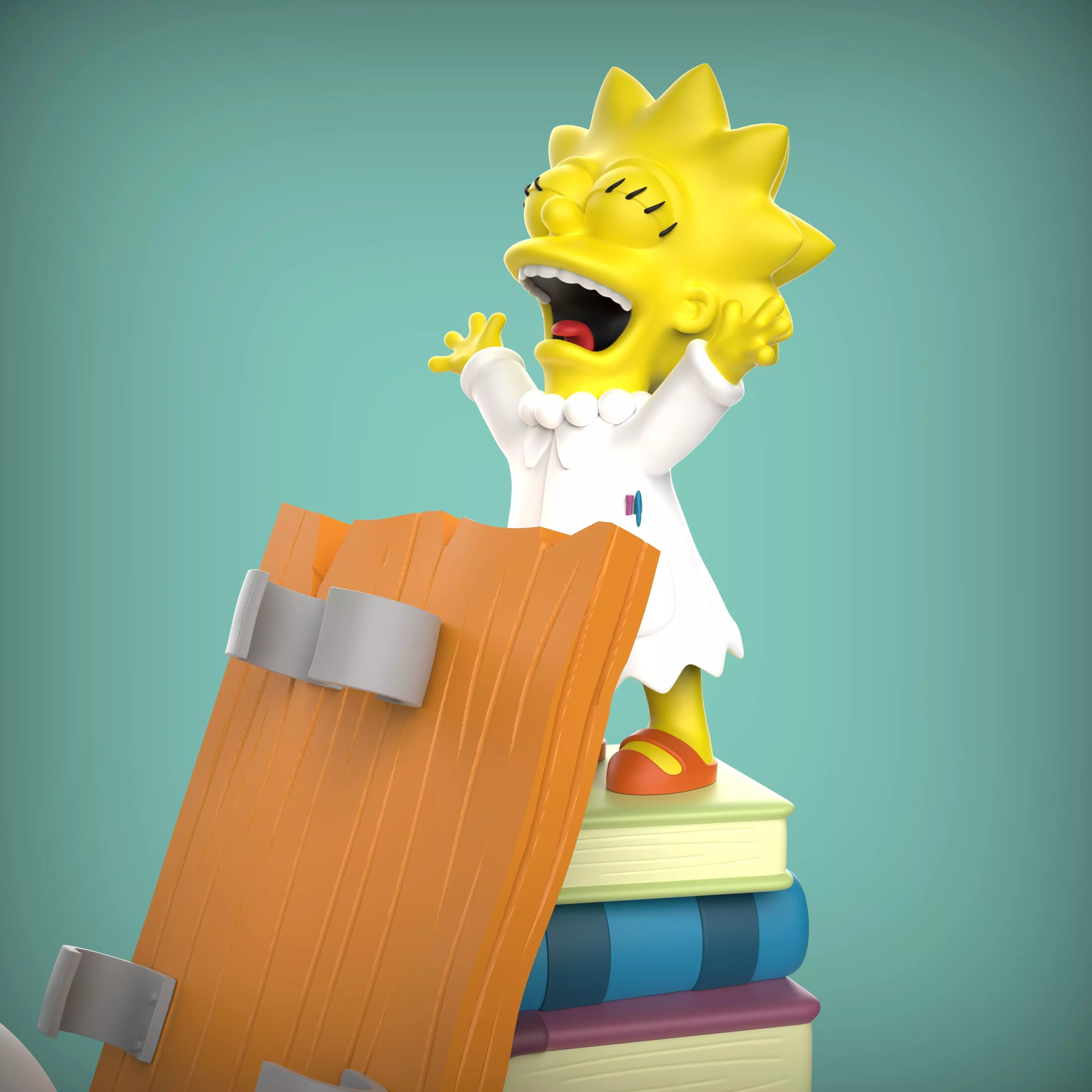 DIORAMA SIMPSONS HORROR 3D print model_6