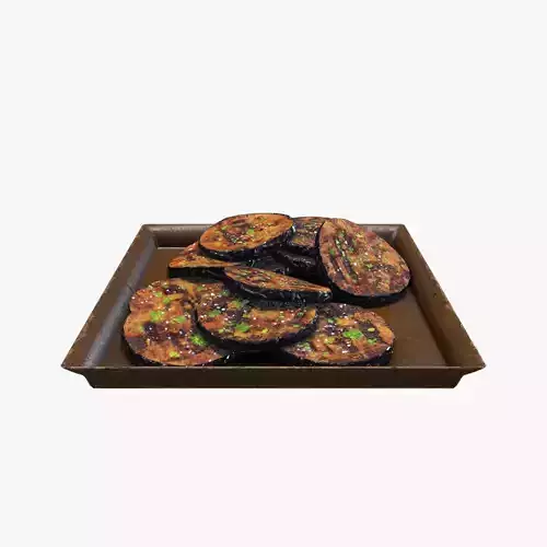 Medieval Eggplant Low-poly 3D model