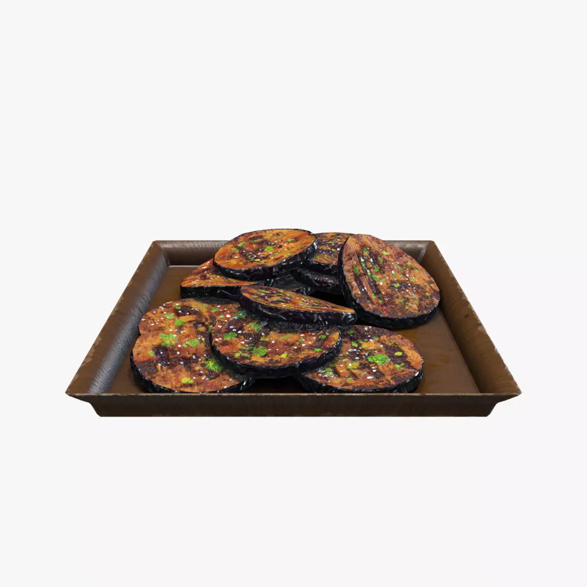 Medieval Eggplant Low-poly 3D model